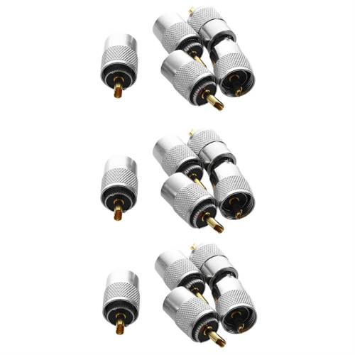 15 τεμάχια σύνδεσμος συγκόλλησης UHF PL259 για RG8
