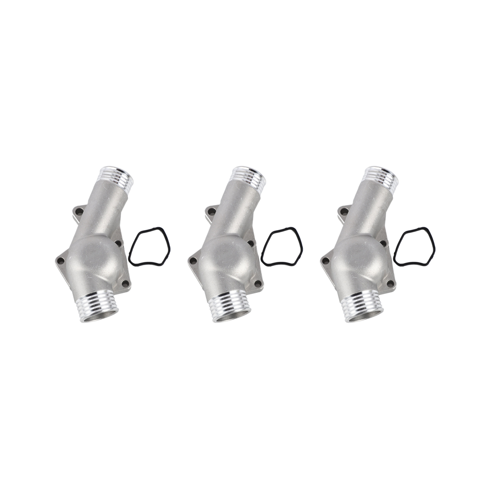 3X Upgraded Aluminum Thermostat Housing Cover With Gasket For M3 Z3 E3 4852109581944