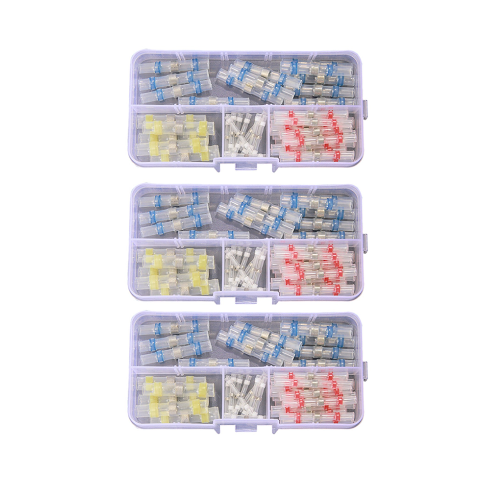 150Pcs Connector Heat Shrink Sordering Terminals Waterproof Solder Sle 4852109582095