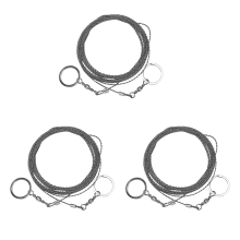 Scie à corde manuelle d'extérieur 3X, fil d'acier inoxydable 304, camping Life-S