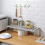 3X Kitchen Expandable Counter Shelf Organizer Racks Bathroom Pantry De 7
