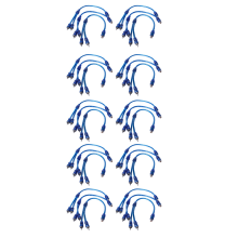 Cavo splitter adattatore da 1 femmina a 2 maschi, 30 pezzi