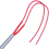 5Pcs 10mm x 270mm Single End Heating Elements 220V 600W 3