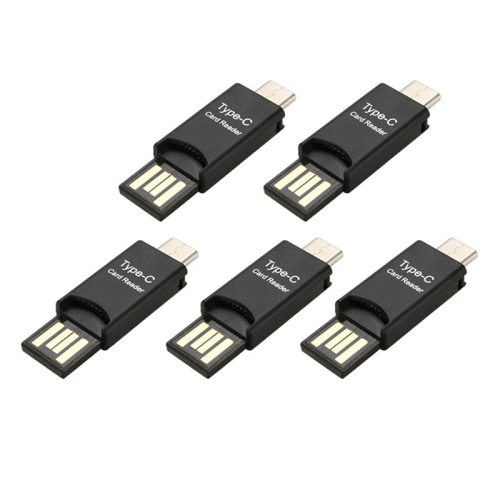 5X USB 3.1 Type C USB-C to Micro-SD TF Card Reader Adapter for PC Cell 1