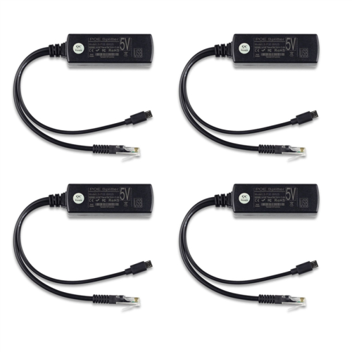 Module d'alimentation POE 4X, répartiteur isolé standard 48 V vers 5 V 2,4 A US