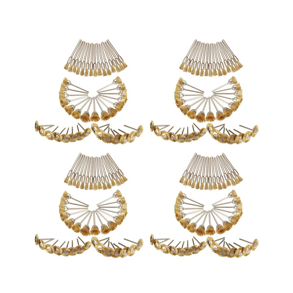 180Pcs Copper Wire Brush Wheel Sanding Accessories For Rotary Grinder 4852109584075