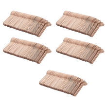 500 cucharas de madera desechables para helado, mini cucharas de madera para postre occidental