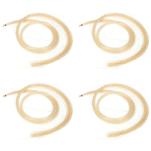 madejas de 31-31,5 pulgadas de pelo de caballo mongol genuino para violín, viola,