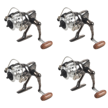 4X MN100 Full Metal Body Vismolen IJsvlot Lure Wheel Mini Klein