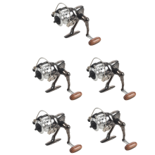 5X MN100 Full Metal Body Vismolen IJsvlot Lure Wheel Mini Klein