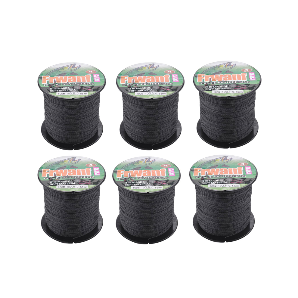 6X 4 Strand 100M PE Braided Fishing Line Super Strong Multifilament T-image-OPC-PJDJYY9-NEW