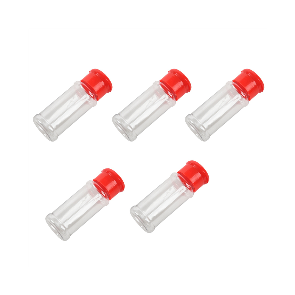 60 Pcs Plastic Spice Salt Pepper Shakers Seasoning Jar Can Barbecue Co 4852109585379