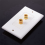 4 Pack Single Gang 1.0 Speaker Wire Wall Plate (Banana Plug Plate) for 5
