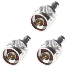 Conector recto de 3 conectores macho tipo N a conector hembra BNC