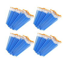 Verfkwastenset 200 stuks kinderen nylon plat haar klein olie aquarel AR