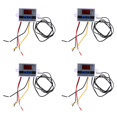 4X 10A AC110-220V Ψηφιακός Ελεγκτής Θερμοκρασίας LED XH-W3001 για Incu 1