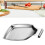 304 Stainless Steel Spoon Rest Storage Square Kitchen Utensil Holder 6