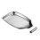 304 Stainless Steel Spoon Rest Storage Square Kitchen Utensil Holder 2
