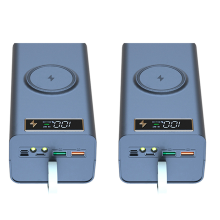 Scatola portaoggetti per batterie 21X18650 con luce LED PD Quick QC3.0 Charge 1865
