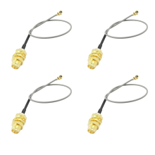 4X U.FL IPX naar SMA vrouwelijke pigtailkabel 1,13 mm voor wifi-netwerk