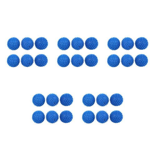 30 x Blauwe herbruikbare drogerballen 1