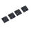500 Pcs Self Adhesive Cable Tie Mount Base Holder 20 x 6mm 10