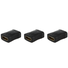 3X F/F vrouwelijke geslachtswisselaaradapterkoppeling voor HDTV