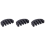 3X Rubber Mute 4/4 βιολί ελαφριάς εξάσκησης μαύρο 2