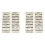 2 adesivi per tastiera e tasti della chitarra, adatti per 6 pezzi 1