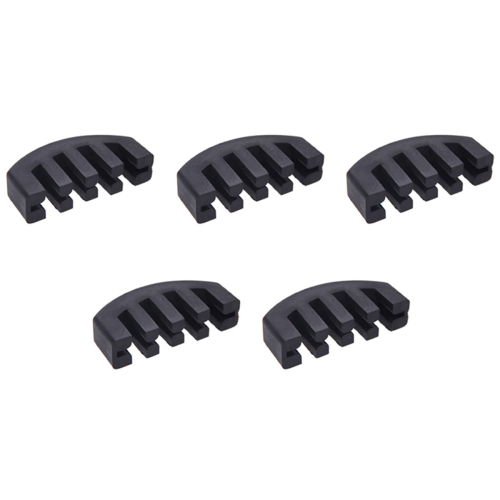 5X Rubber Mute 4/4 βιολί ελαφριάς εξάσκησης μαύρο