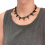 Collana girocollo con borchie e rivetti in metallo punk gotico 3X 6