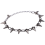 Collana girocollo con borchie e rivetti in metallo punk gotico 3X 4