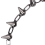 Collana girocollo con borchie e rivetti in metallo punk gotico 3X 10