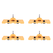 Set di 4 guide per foratura di cerniere a tazza da 35 mm, modello per fori porta