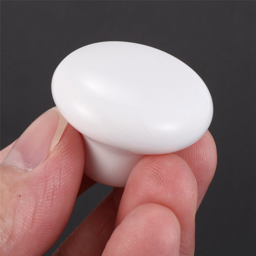 20Pcs Ceramic Door Round Handles Kitchen Cabinet Cupboard Wardrobe Pul 4852109590472