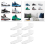Floating Shoe Display Stand - 18 Shelf for Wall Sneaker Levitation 9
