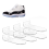 Floating Shoe Display Stand - 18 Shelf for Wall Sneaker Levitation 10
