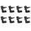 8x radiatorwatervulset voor Dx Ex 2006-2011 19050-Rnb-A01 1