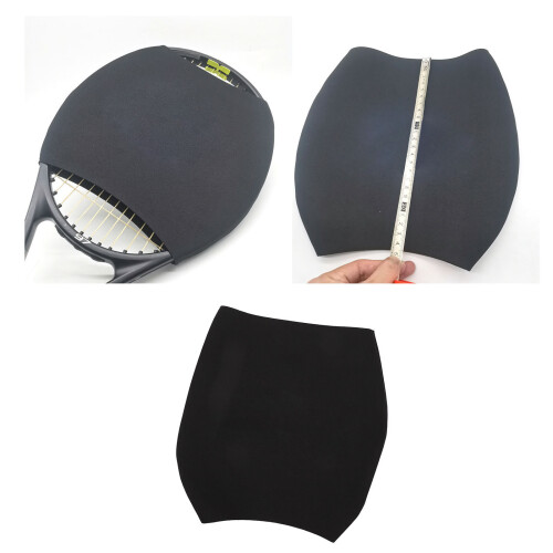 Tennisschläger Abdeckhaube Samt Schwarz 65 g 2