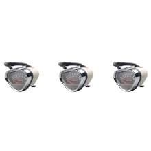 Medidor de odómetro para motocicleta 3X Indicador digital LCD retroiluminado Ins