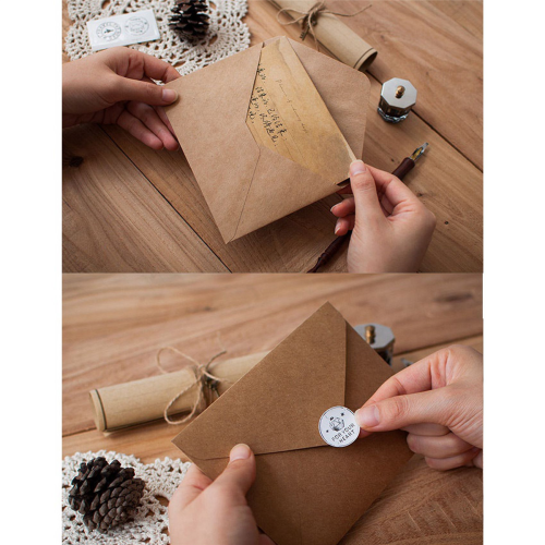 36 τεμάχια Vintage Kraft Paper Writing European Style για Χαρτικά Επιστολών 2