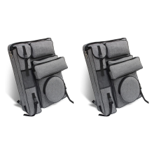 Estuche para portafolios de arte 2X, mochila para artista de lona 4K, impermeable, bolsa de transporte
