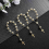Lot de 40 mini chapelets et perles acryliques pour baptême 4