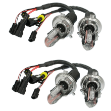 τεμάχια λαμπτήρες Xenon H4 HID 35W DC 12V 12000K για μπροστινά φώτα υψηλής/χαμηλής δέσμης.