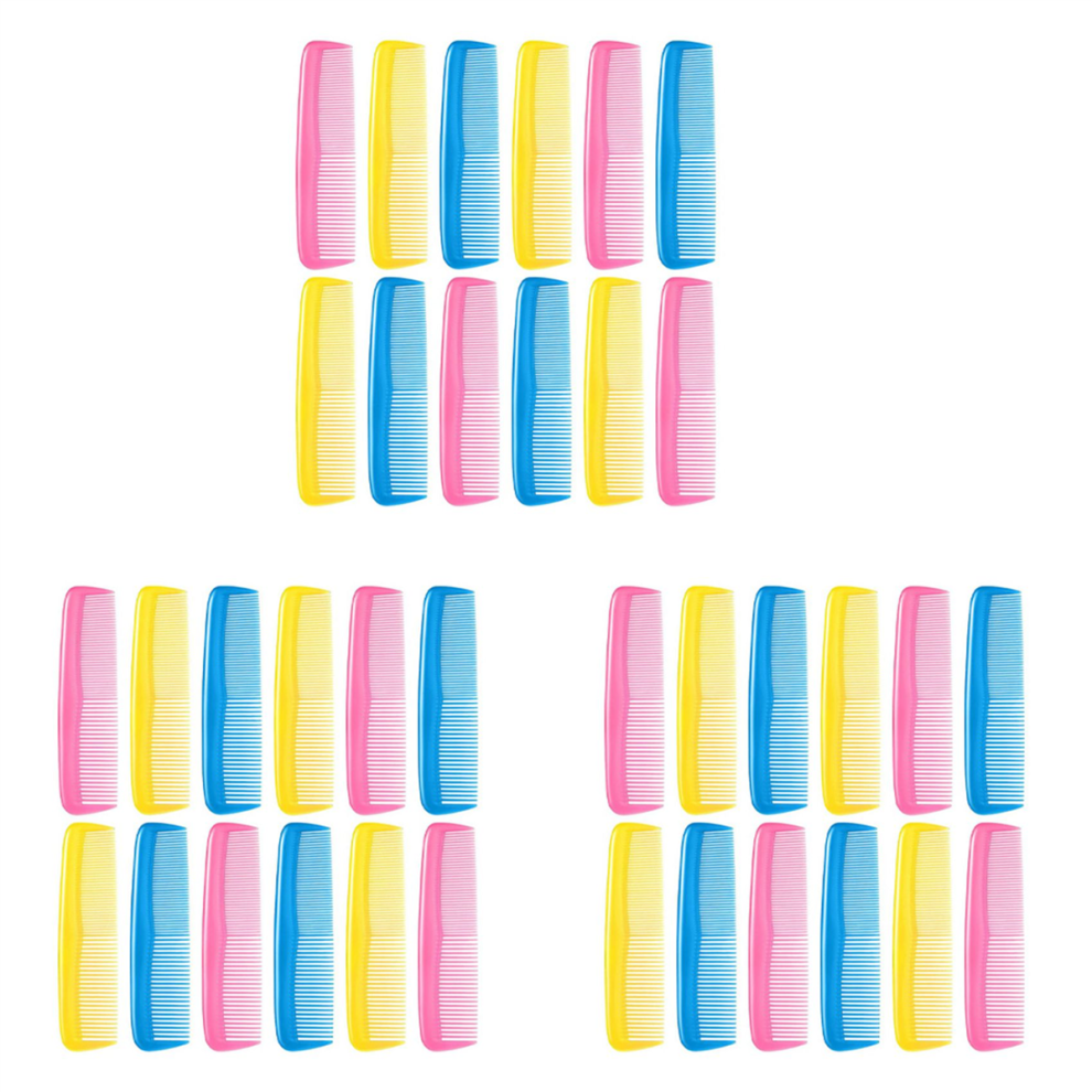 Torribaly 36 Pieces Colorful Hair Combs Set For Kids Women Men Plastic Fine Dres