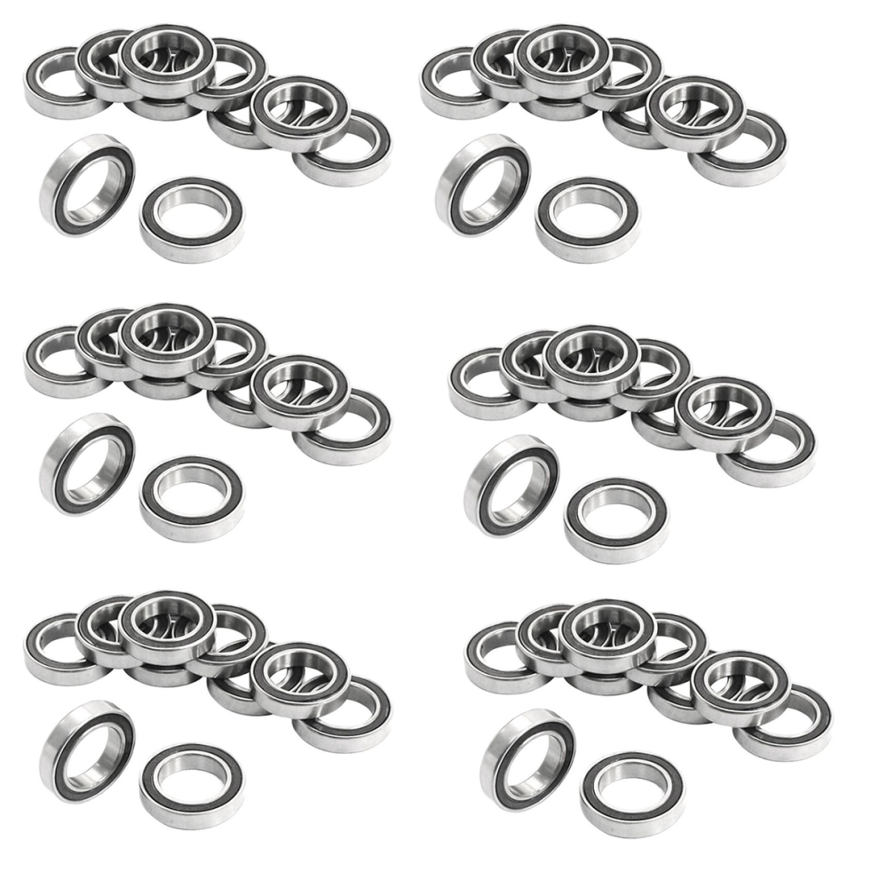 60Pcs 6802- 15X24x5mm Metal Shielded Sealed Deep Groove Ball Bearings 4852109596061
