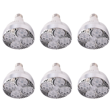 6X E27 Plant Lamp Light Bulb 35W LED Grow Full Spectrum Warm White for