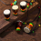 10 τμχ κολιέ οργάνων Djembe Drum Mini κρεμαστό αφρικανικό ξύλινο Ne 4