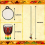 10 τμχ κολιέ οργάνων Djembe Drum Mini κρεμαστό αφρικανικό ξύλινο Ne 3