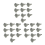 30 PCS Grey Plastic Parcel Shelf Clip Early Type End for Juke 799161KA 1